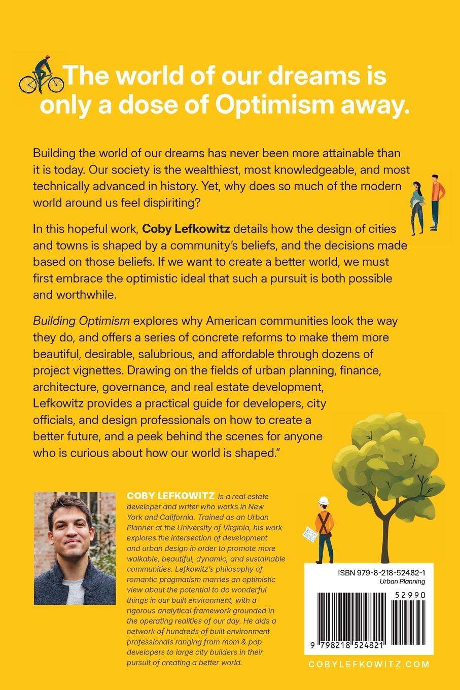 Rückseite: 9798218524821 | Building Optimism | Coby Lefkowitz | Taschenbuch | Englisch | 2024