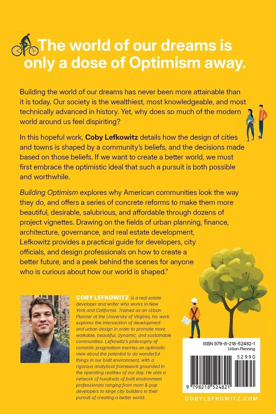 Rückseite: 9798218524821 | Building Optimism | Coby Lefkowitz | Taschenbuch | Englisch | 2024
