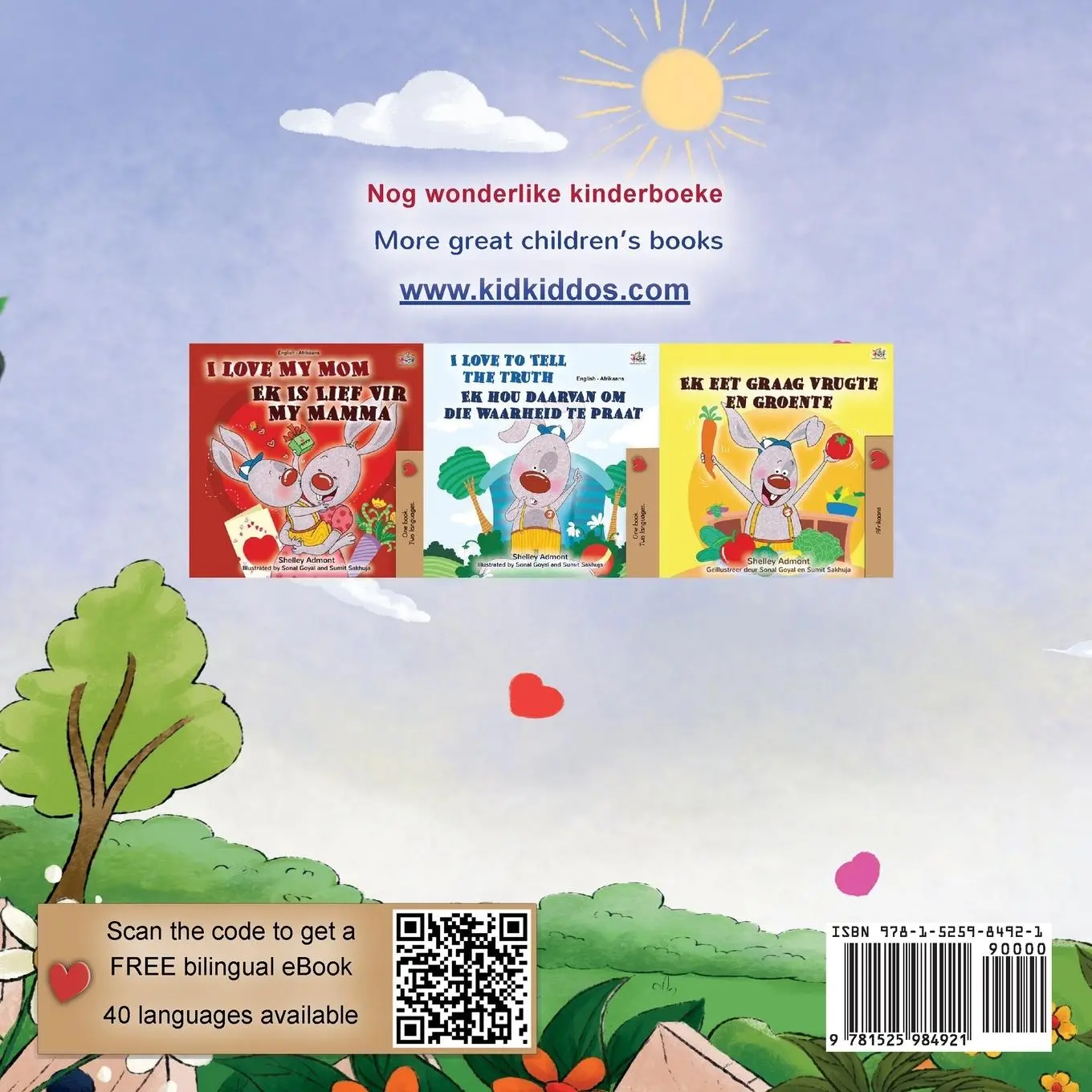 Rückseite: 9781525984921 | I am Thankful (Afrikaans English Bilingual Children's Book) | Buch