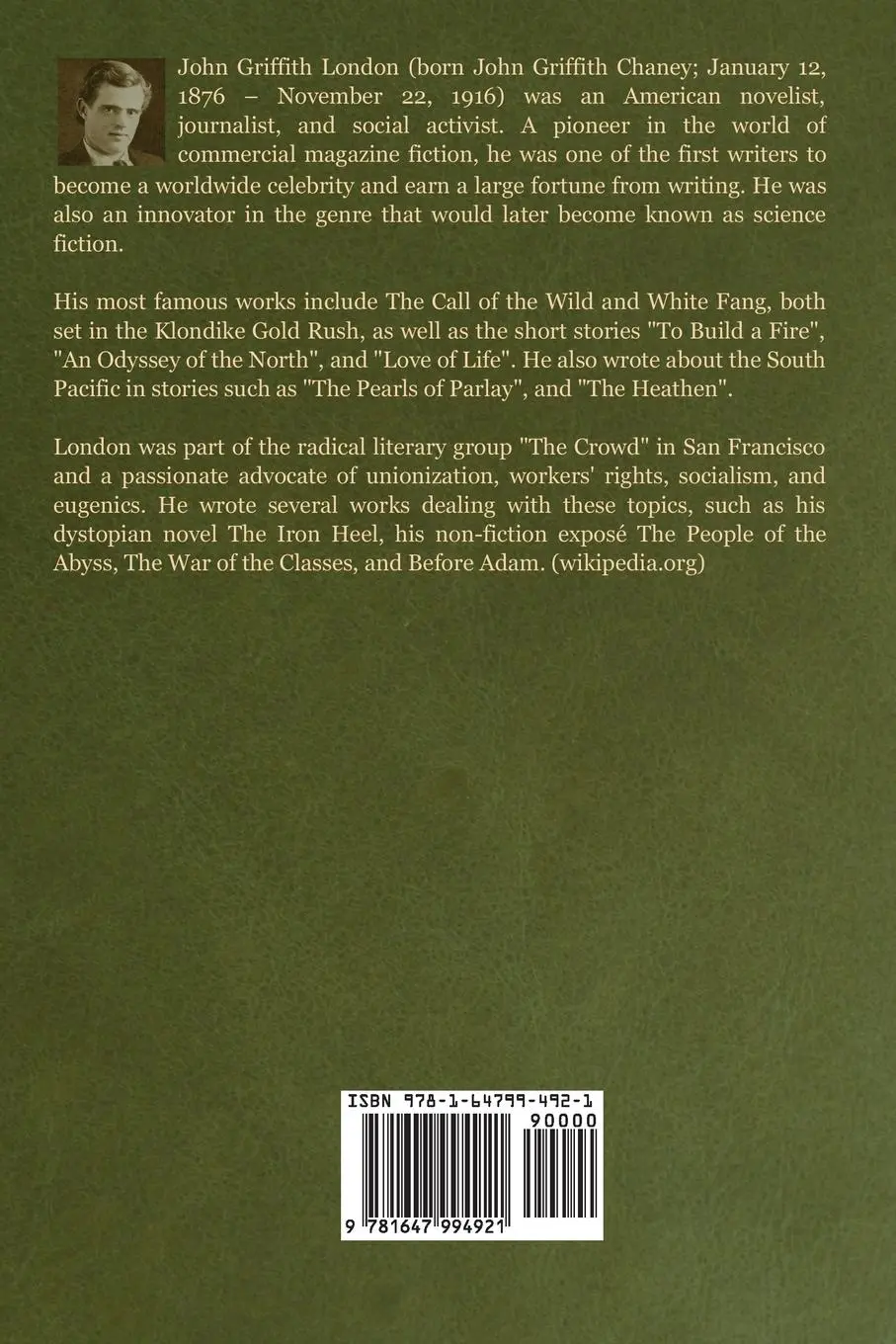 Rückseite: 9781647994921 | A Son of the Sun | Jack London | Taschenbuch | Kartoniert / Broschiert