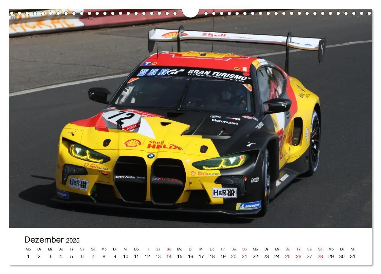 Bild: 9783435764921 | Supersportwagen auf der Rennstrecke (Wandkalender 2025 DIN A3...
