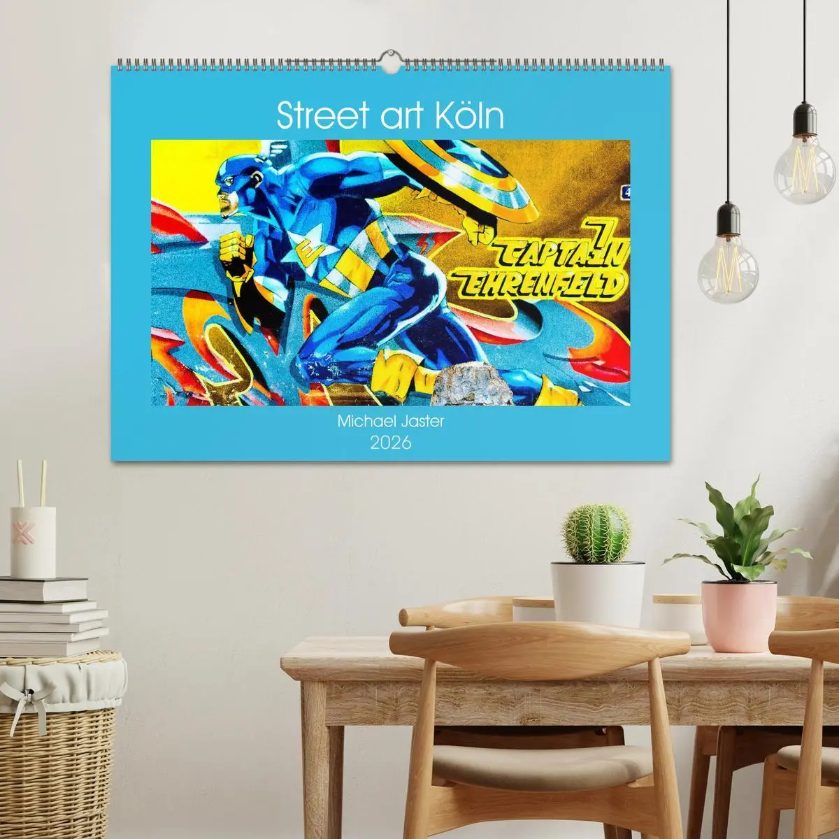 Bild: 9783457784921 | Street art Köln Michael Jaster (Wandkalender 2026 DIN A2 quer),...