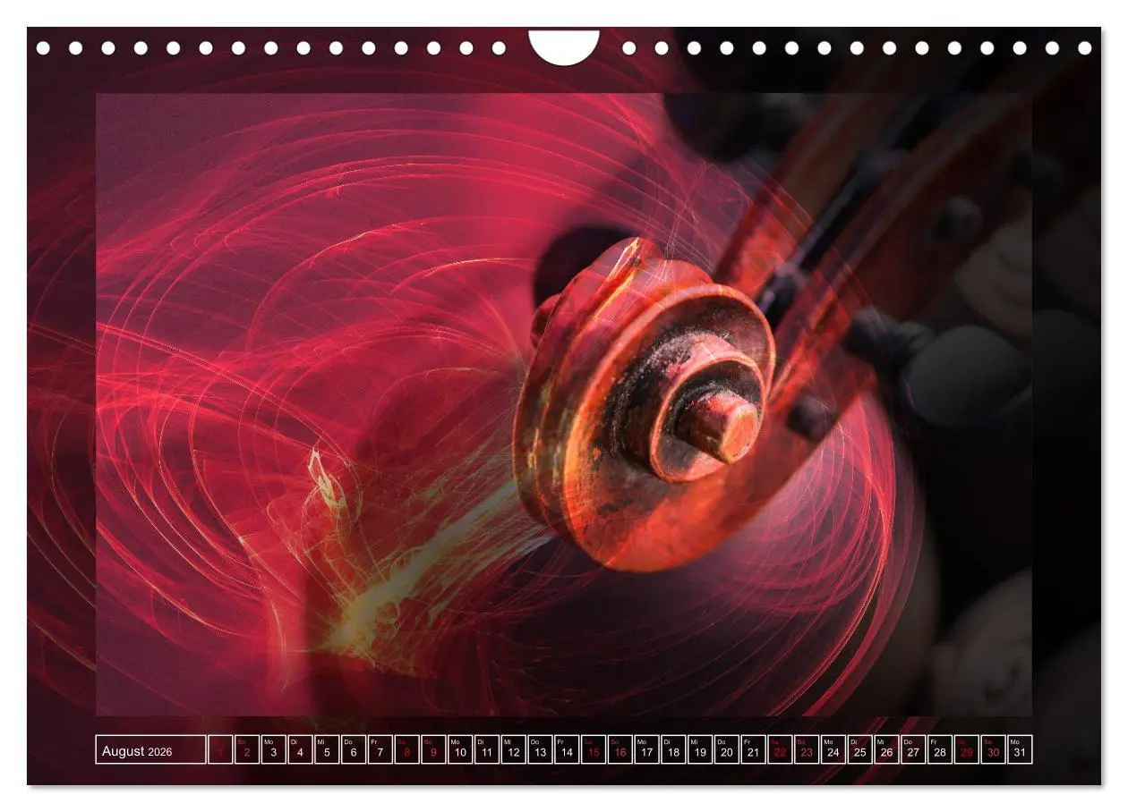 Bild: 9783457854921 | Instrumententräume - Die Geige (Wandkalender 2026 DIN A4 quer),...
