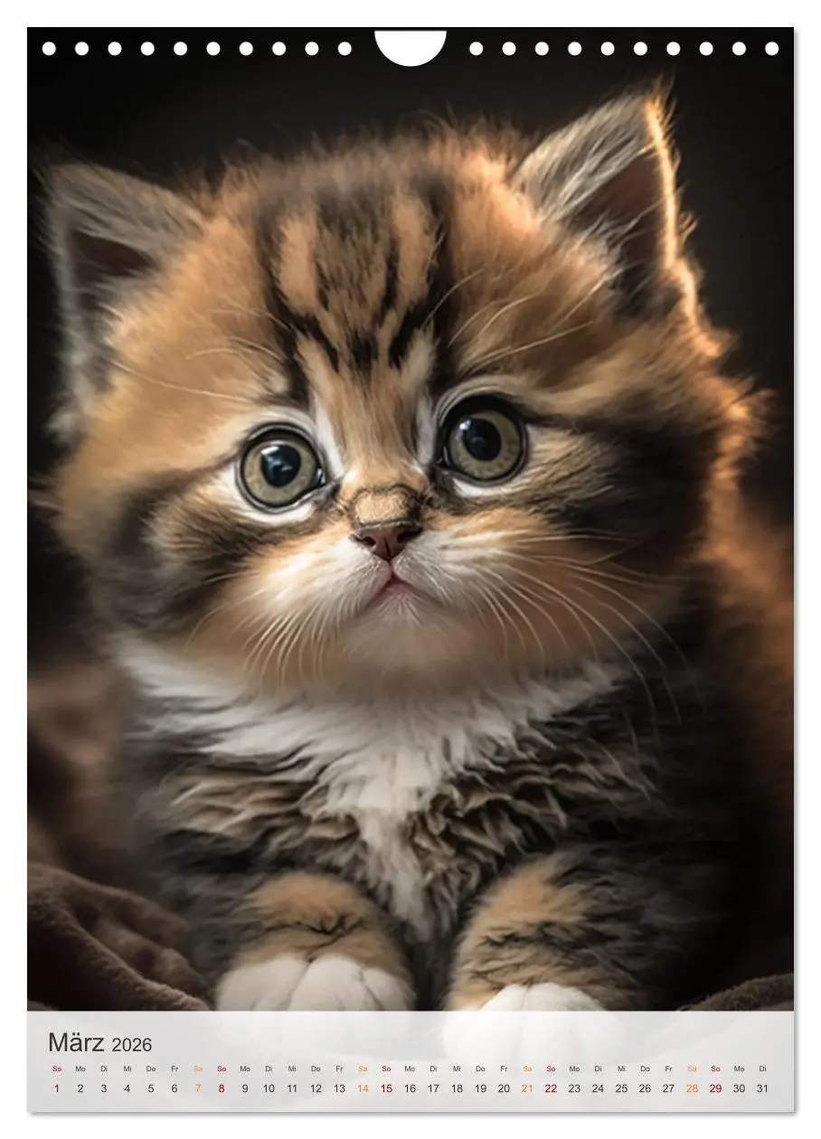 Bild: 9783516324921 | Süße Katzenkinder (Wandkalender 2026 DIN A4 hoch), CALVENDO...