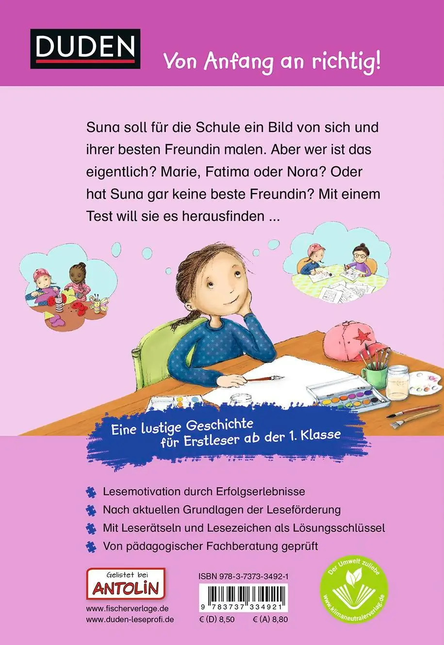 Rückseite: 9783737334921 | Duden Leseprofi - Beste Freundinnen - zusammen sind wir stark, 1....