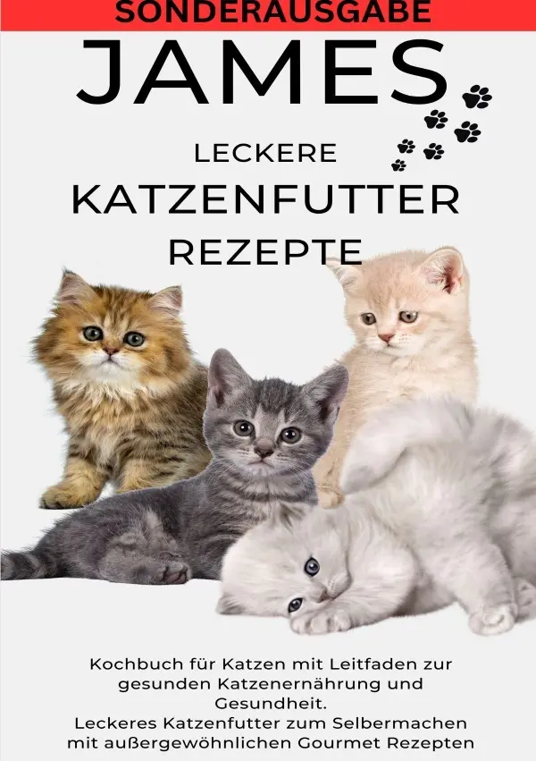 Cover: 9783759804921 | JAMES LECKERE KATENFUTTERREZEPTE - Kochbuch für Katzen mit...