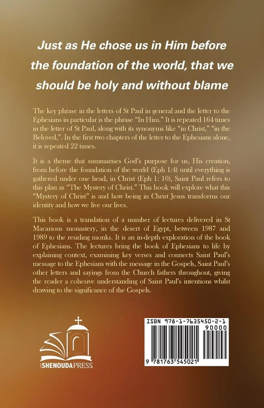 Rückseite: 9781763545021 | In Him | Discovering your identity in Christ | Monastery | Taschenbuch