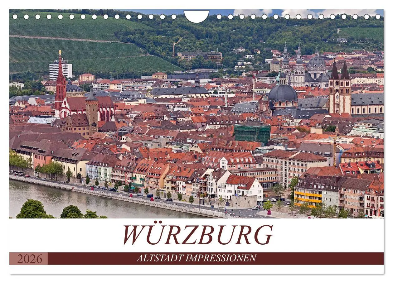 Cover: 9783457815021 | WÜRZBURG - ALTSTADT IMPRESSIONEN (Wandkalender 2026 DIN A4 quer),...