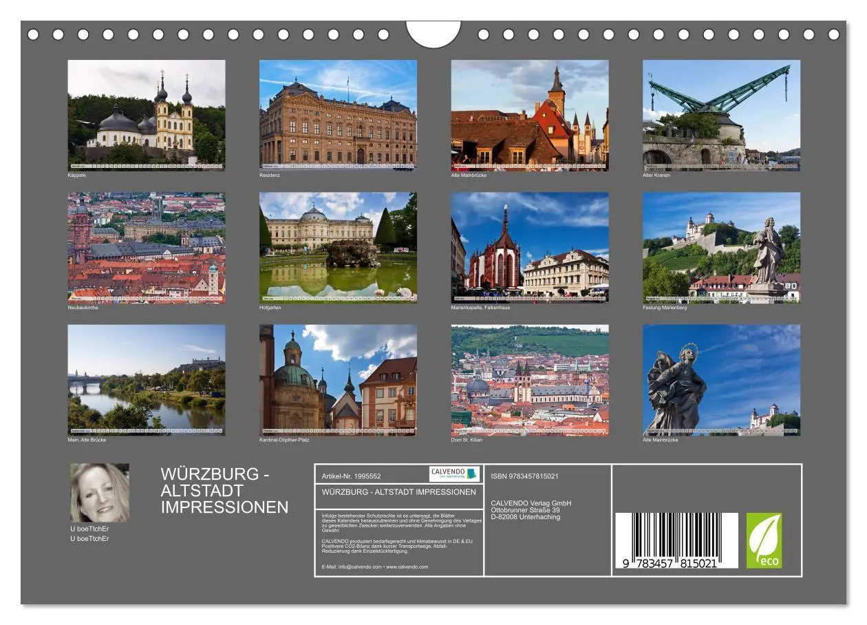 Bild: 9783457815021 | WÜRZBURG - ALTSTADT IMPRESSIONEN (Wandkalender 2026 DIN A4 quer),...