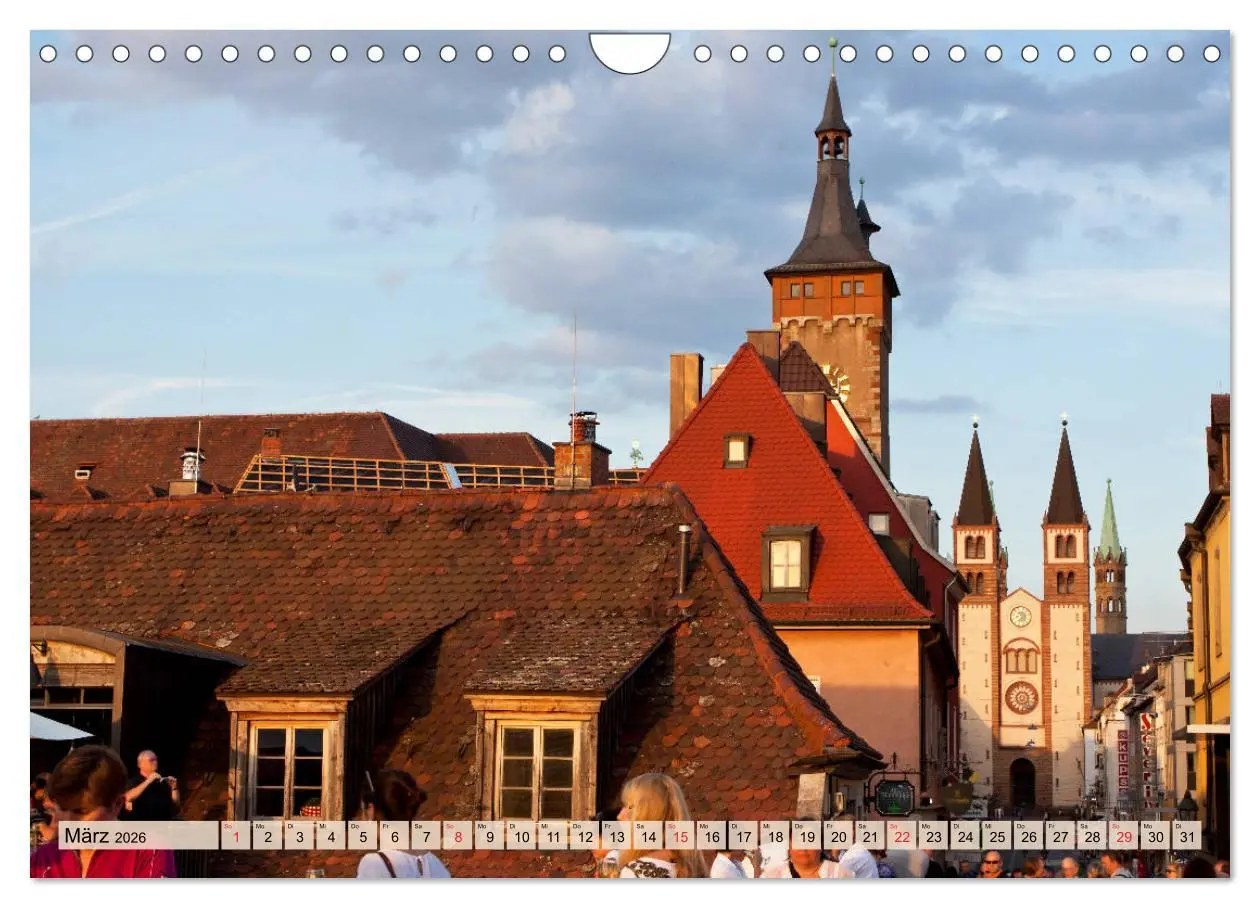 Bild: 9783457815021 | WÜRZBURG - ALTSTADT IMPRESSIONEN (Wandkalender 2026 DIN A4 quer),...