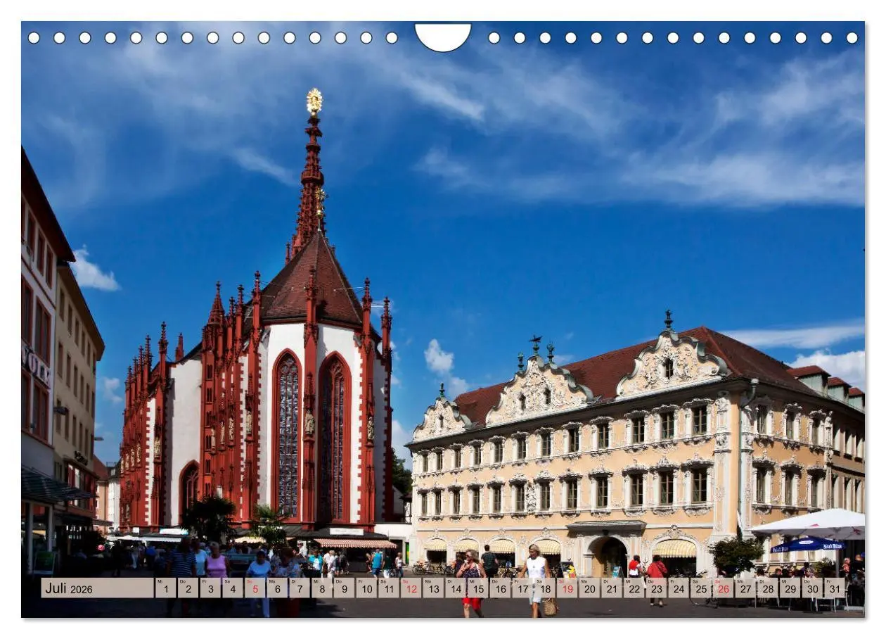 Bild: 9783457815021 | WÜRZBURG - ALTSTADT IMPRESSIONEN (Wandkalender 2026 DIN A4 quer),...