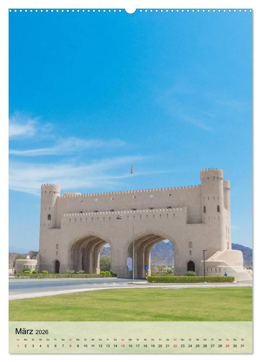 Bild: 9783516385021 | Zauberhafter Oman (hochwertiger Premium Wandkalender 2026 DIN A2...