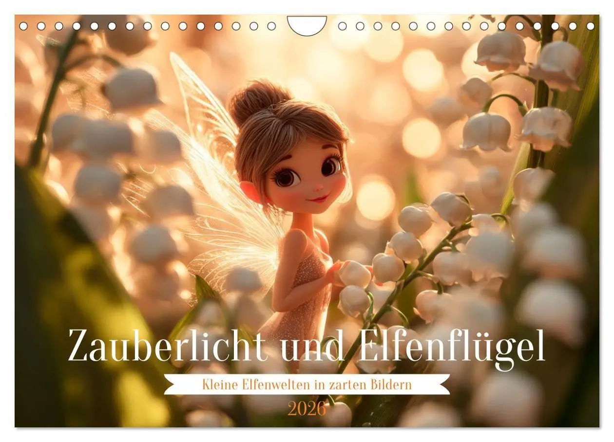 Cover: 9783516695021 | Zauberlicht und Elfenflügel (Wandkalender 2026 DIN A4 quer),...