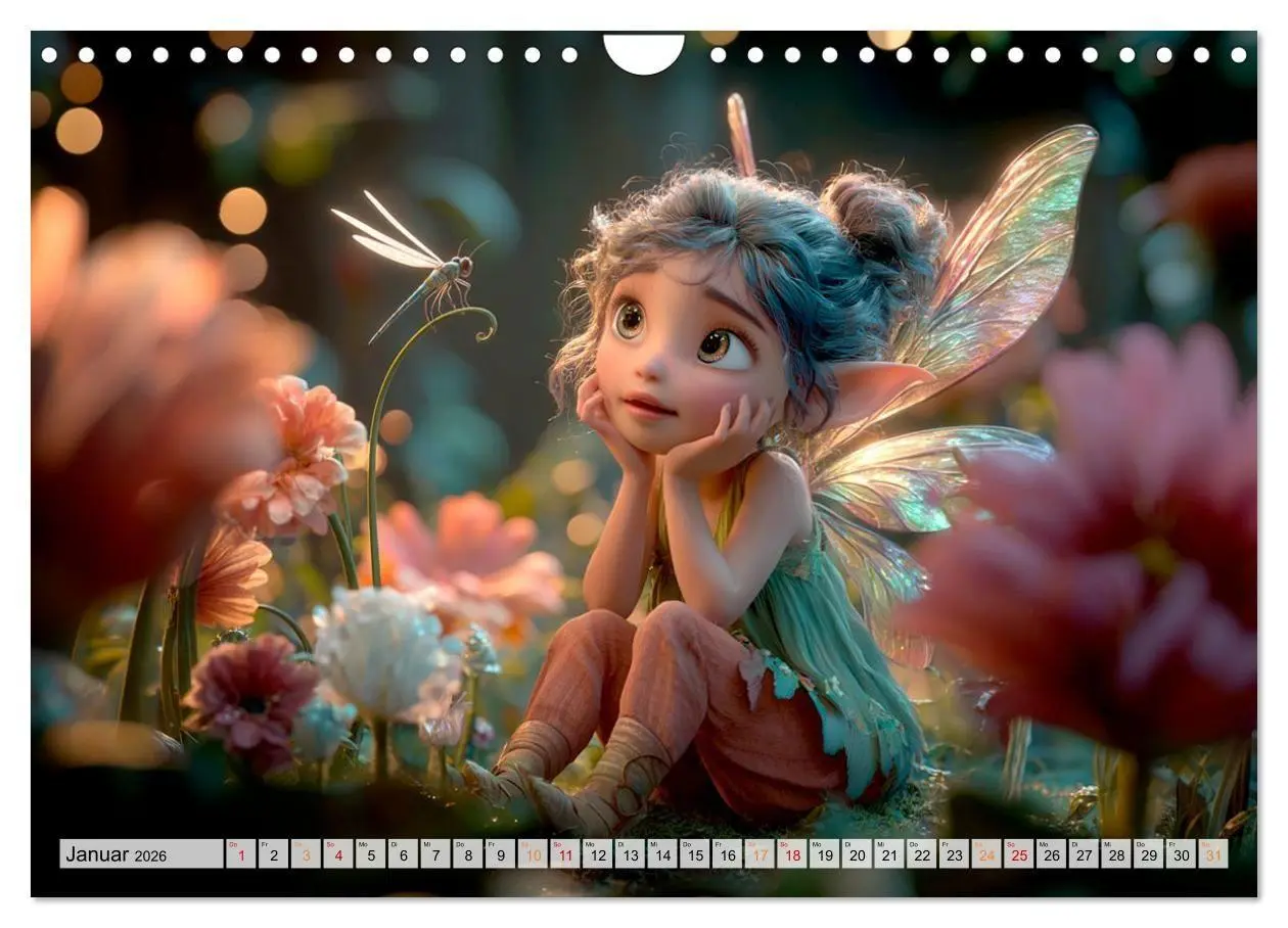 Bild: 9783516695021 | Zauberlicht und Elfenflügel (Wandkalender 2026 DIN A4 quer),...
