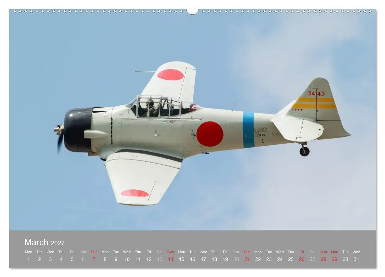 Bild: 9783594055021 | The Flying Legends (High Quality Premium Wall Calendar 2027 DIN A2...