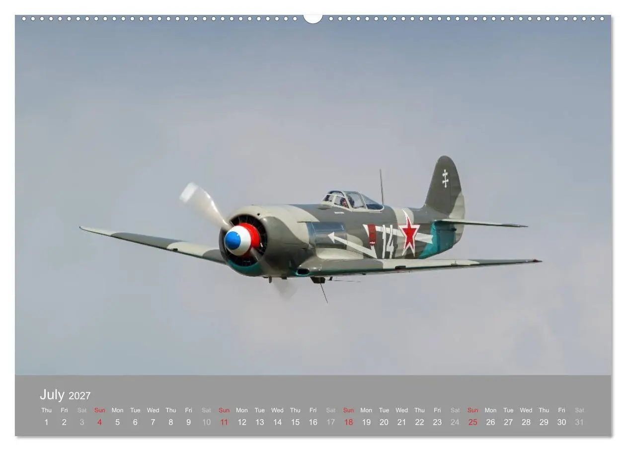 Bild: 9783594055021 | The Flying Legends (High Quality Premium Wall Calendar 2027 DIN A2...