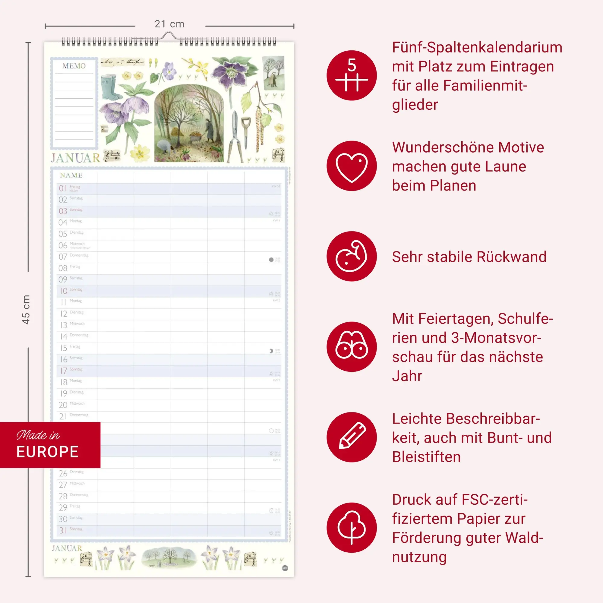 Bild: 9783756415021 | Judith Glover: Familienplaner 2027 | Judith Glover | Kalender | 15 S.