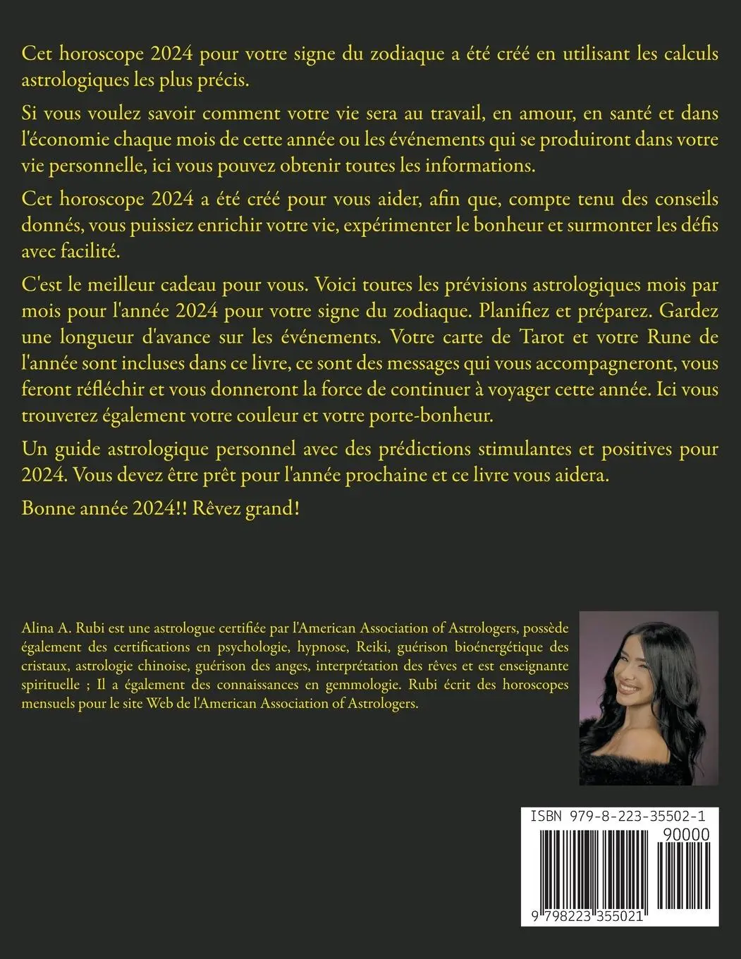Rückseite: 9798223355021 | Bélier Horoscope 2024 | Rubi Astrólogas | Taschenbuch | Französisch