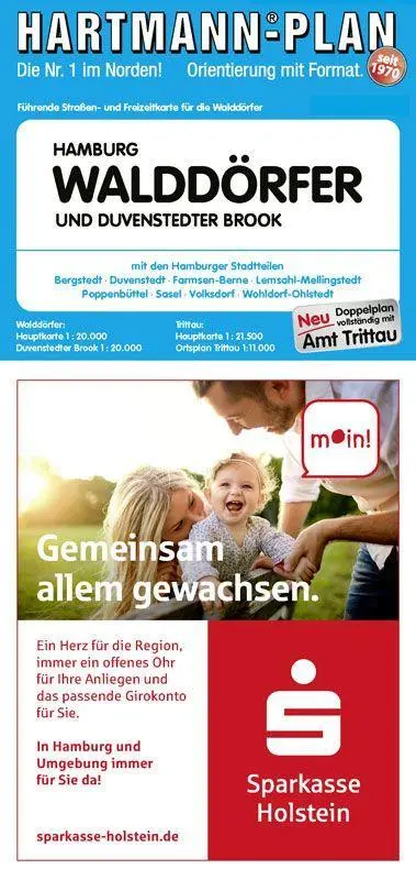 Cover: 4033527105121 | HARTMANN-PLAN Hamburg-Walddörfer und Duvenstedter Brook, 1:20.000...