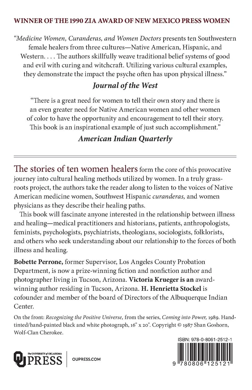 Rückseite: 9780806125121 | Medicine Women, Curanderas, and Women Doctors | Perrone (u. a.) | Buch