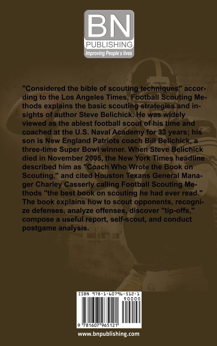 Rückseite: 9781607965121 | Football Scouting Methods | Steve Belichick | Buch | Englisch | 2012