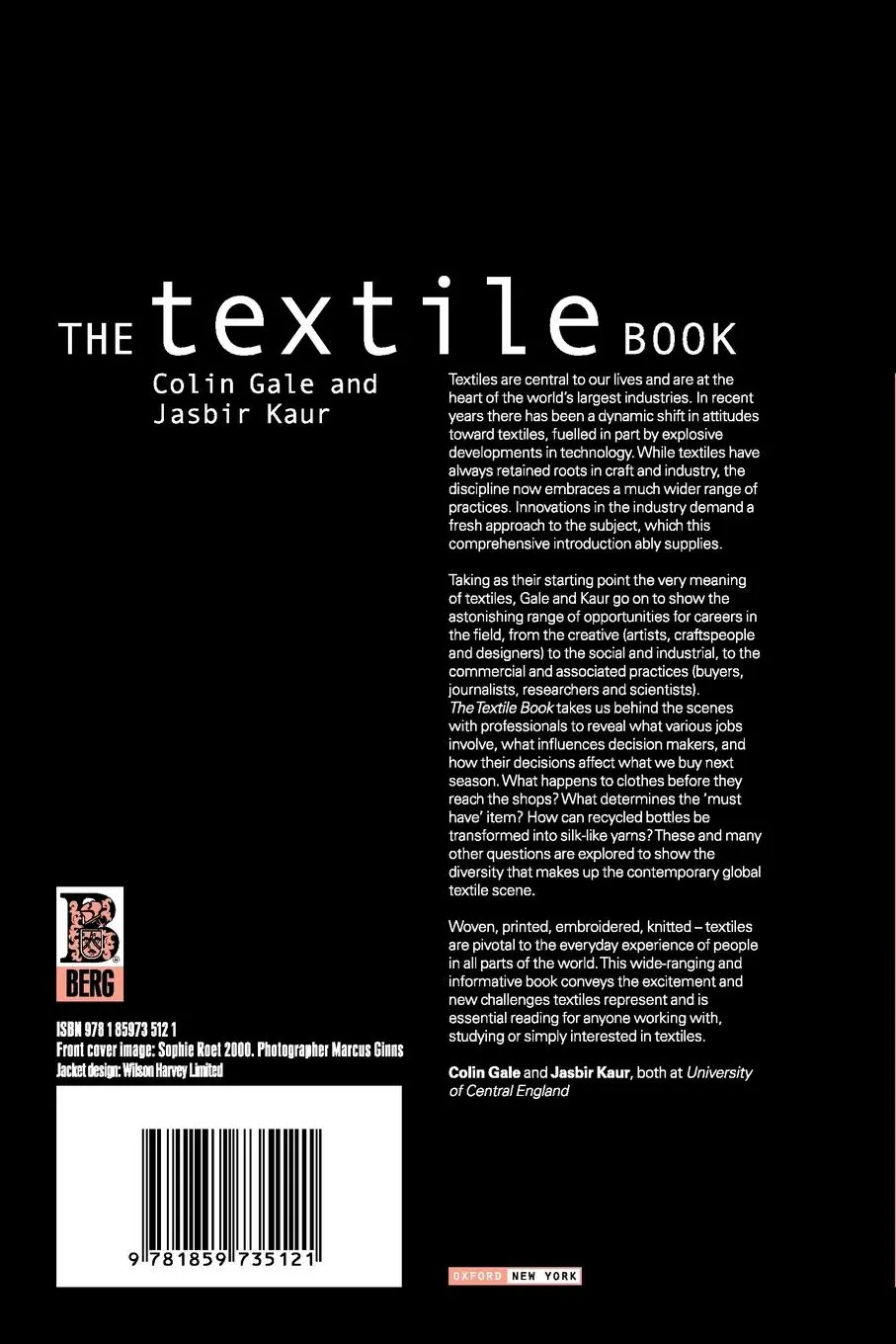 Rückseite: 9781859735121 | The Textile Book | Colin Gale (u. a.) | Taschenbuch | Englisch | 2002