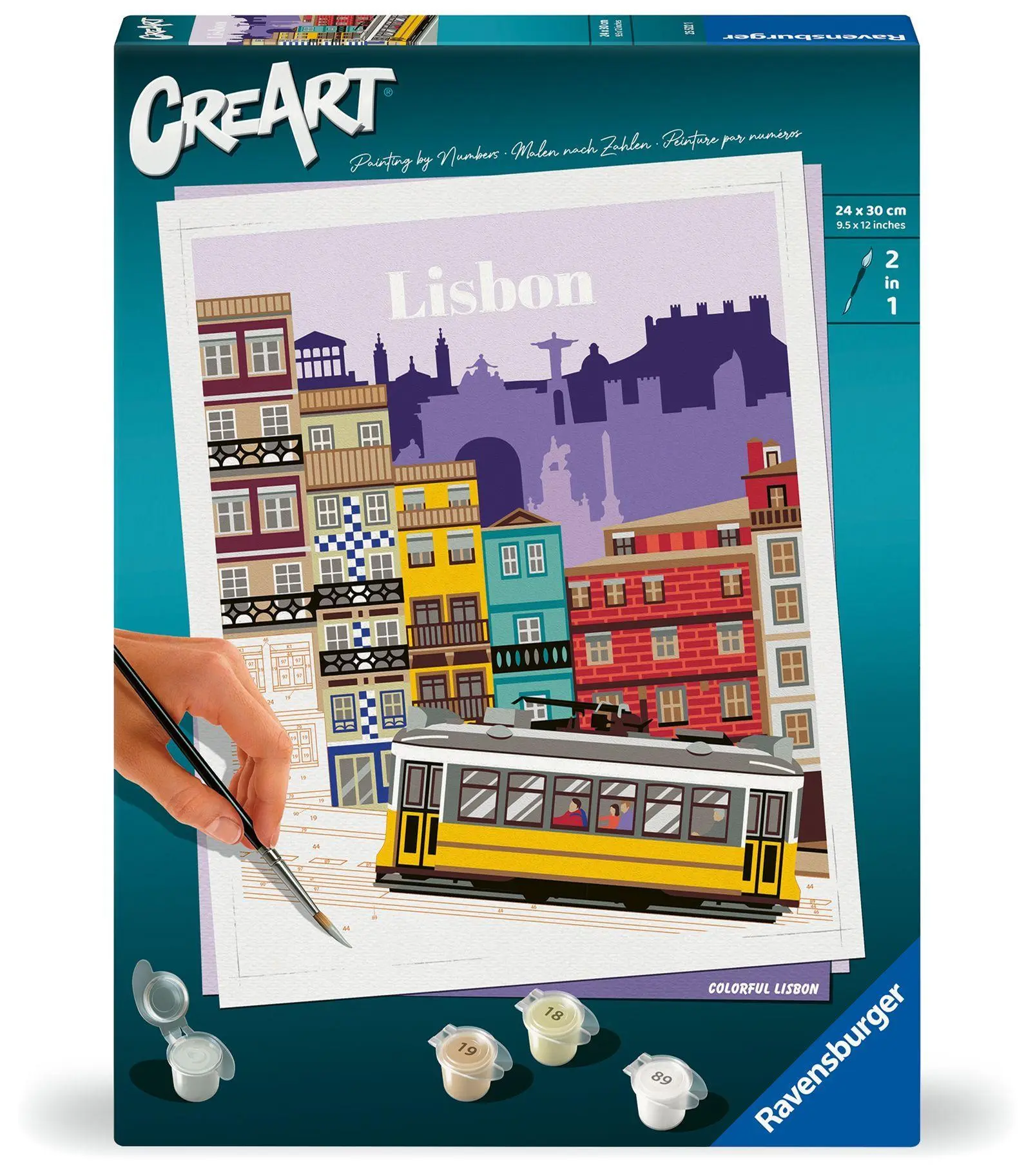 Cover: 4005556255221 | CreArt Adults Trend - Farbenfrohes Lissabon | Spiel | CreArt | Deutsch