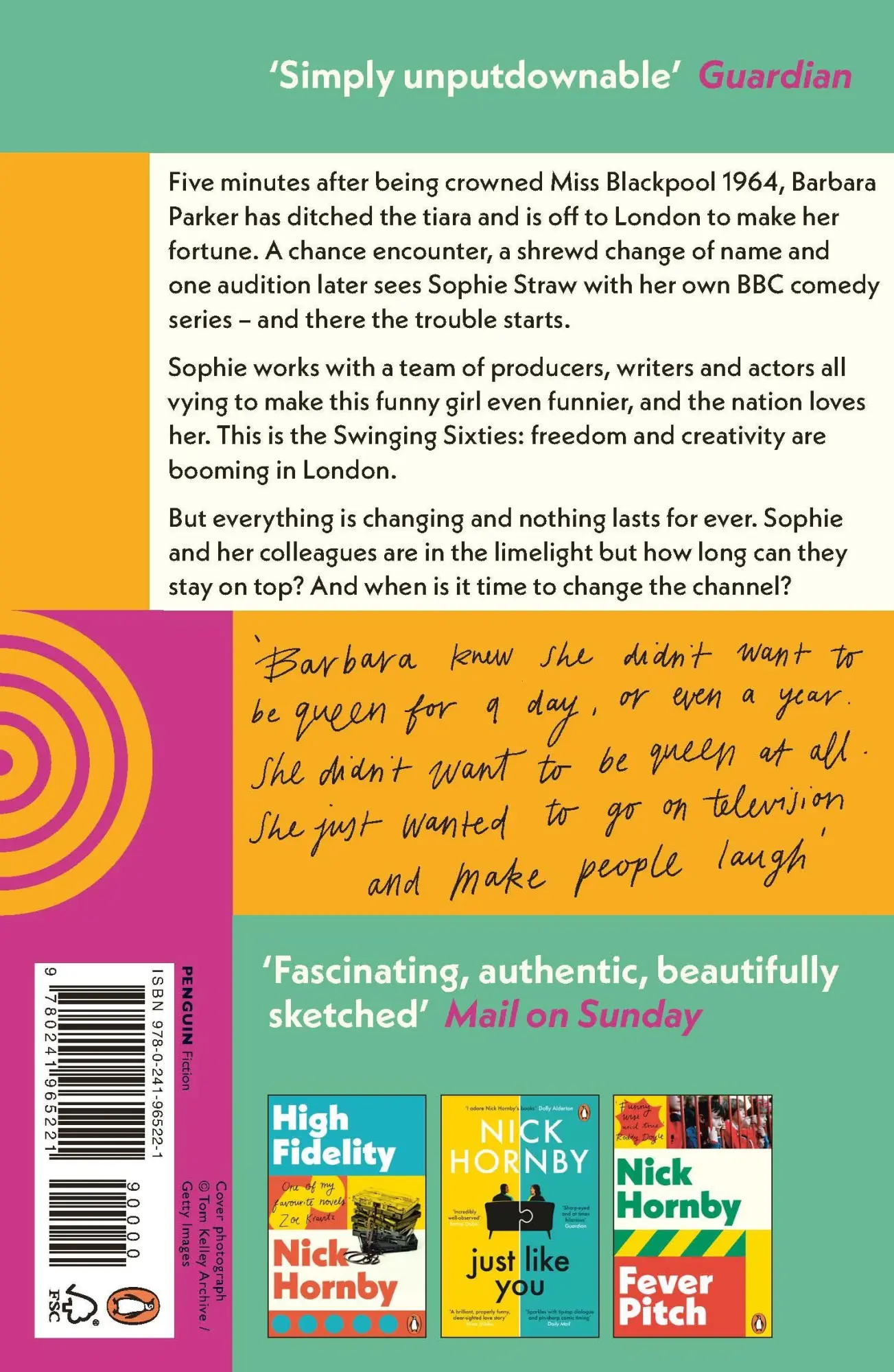 Rückseite: 9780241965221 | Funny Girl | Nick Hornby | Taschenbuch | Kartoniert / Broschiert