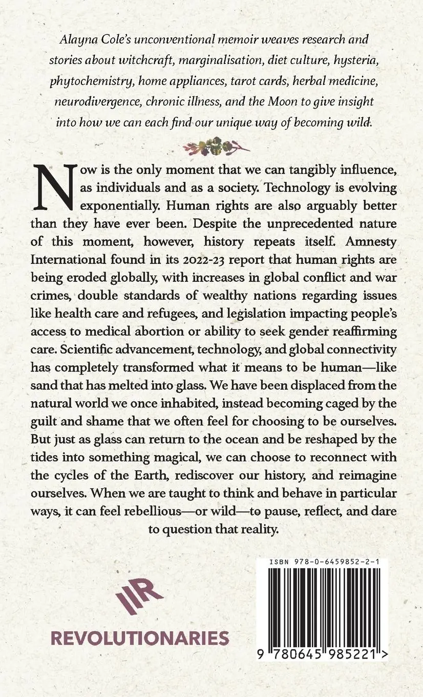 Rückseite: 9780645985221 | Becoming Wild | Essays on self and society | Alayna Cole | Taschenbuch