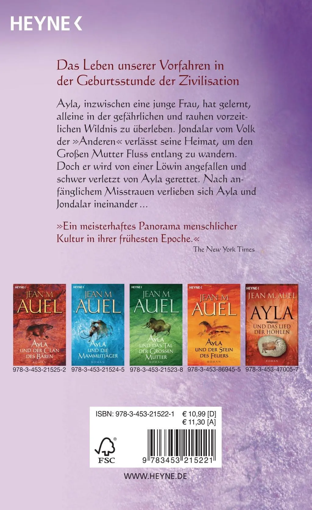 Bild: 9783453215221 | Ayla und das Tal der Pferde | Ayla 02 | Jean M. Auel | Taschenbuch