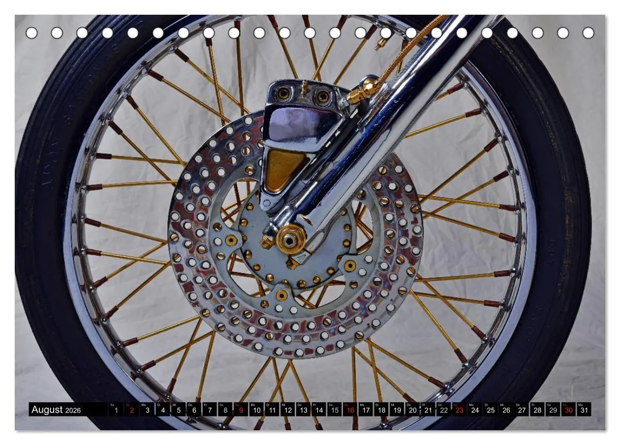 Bild: 9783516125221 | Harley Classic Chopper (Tischkalender 2026 DIN A5 quer), CALVENDO...