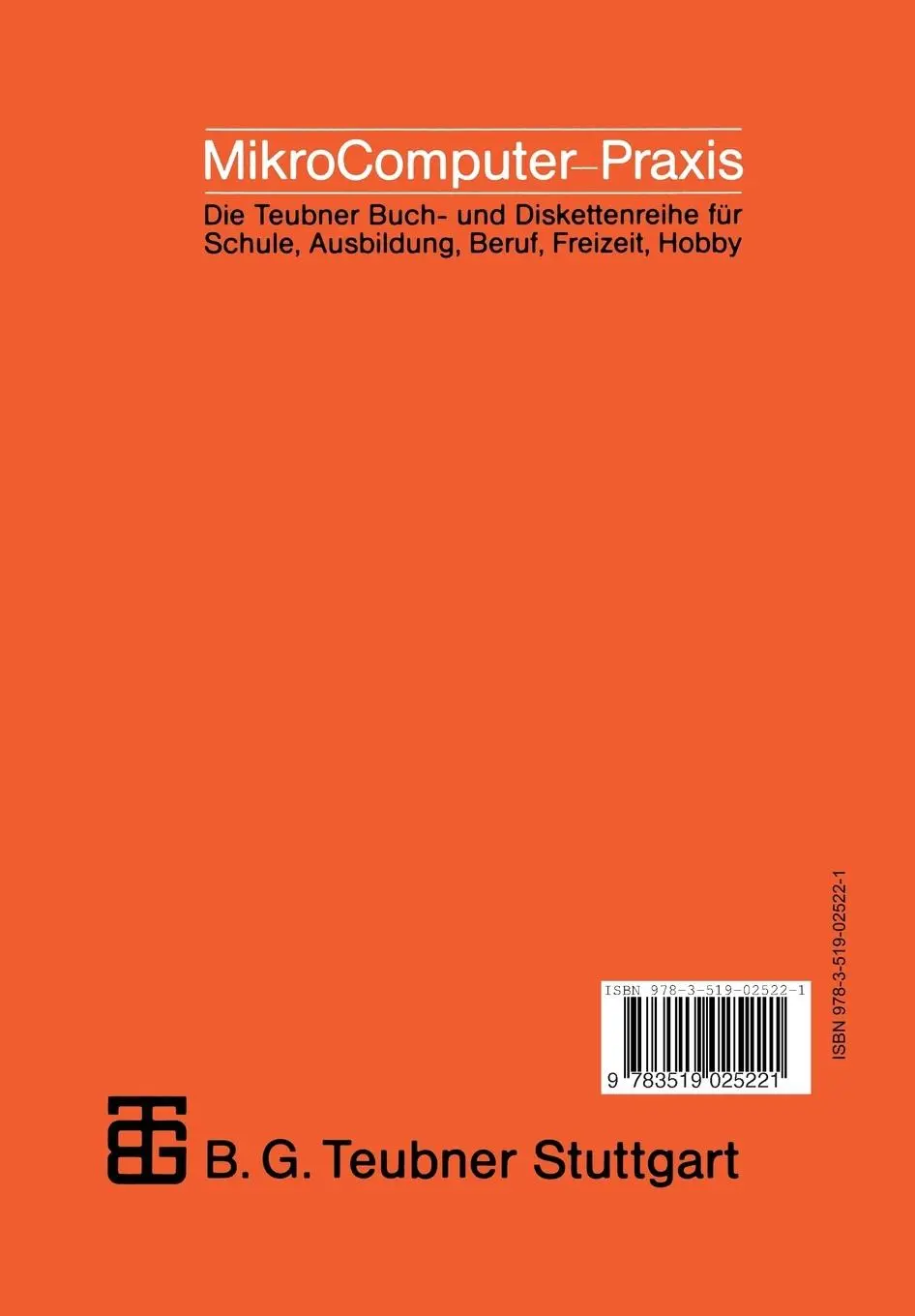 Rückseite: 9783519025221 | Problemlösen und Programmieren mit LOGO | Herbert Löthe (u. a.) | Buch