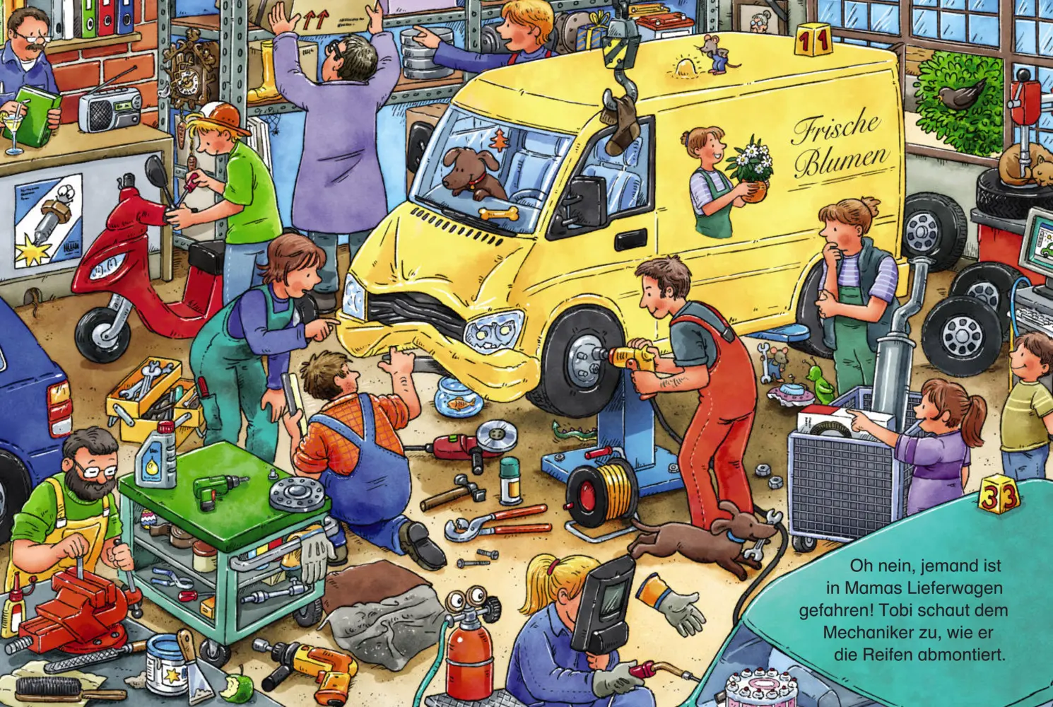 Bild: 9783785585221 | Finde die kleine Bohrmaschine! / Finde den Fußball! | Wimmelbücher