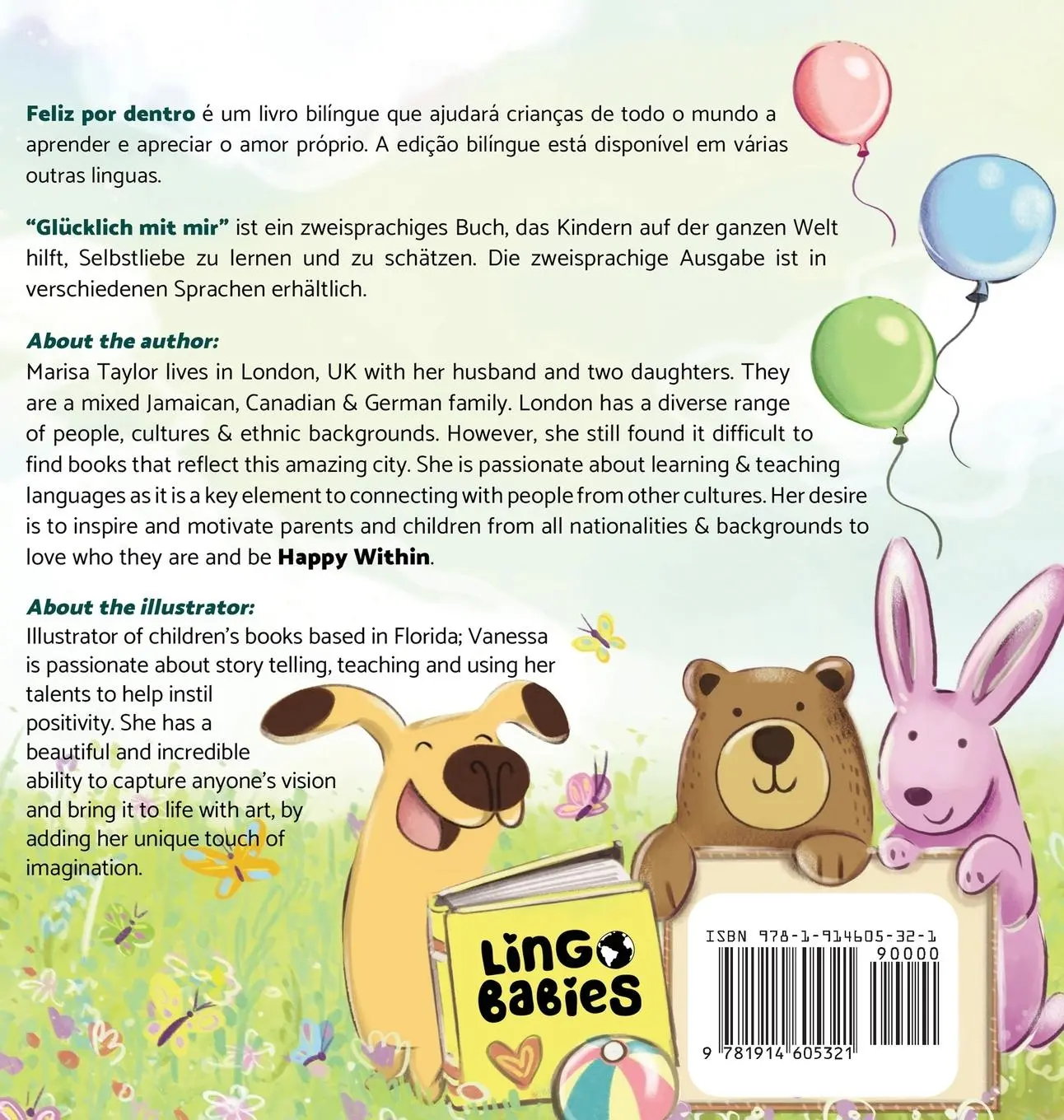 Rückseite: 9781914605321 | Feliz por dentro/ Glücklich mit mir (bilingual children's book...