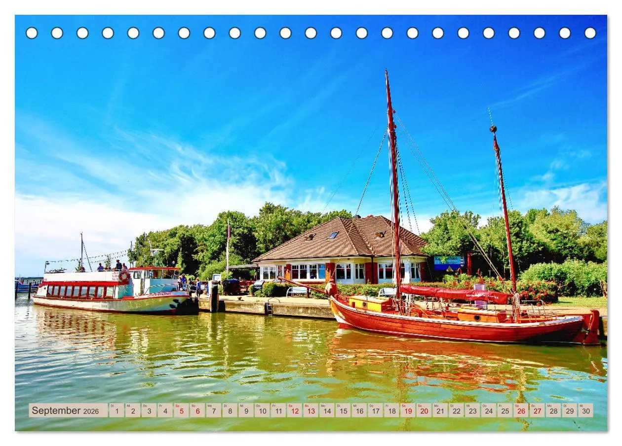 Bild: 9783457575321 | Fischland zwischen Ostsee und Bodden (Tischkalender 2026 DIN A5...