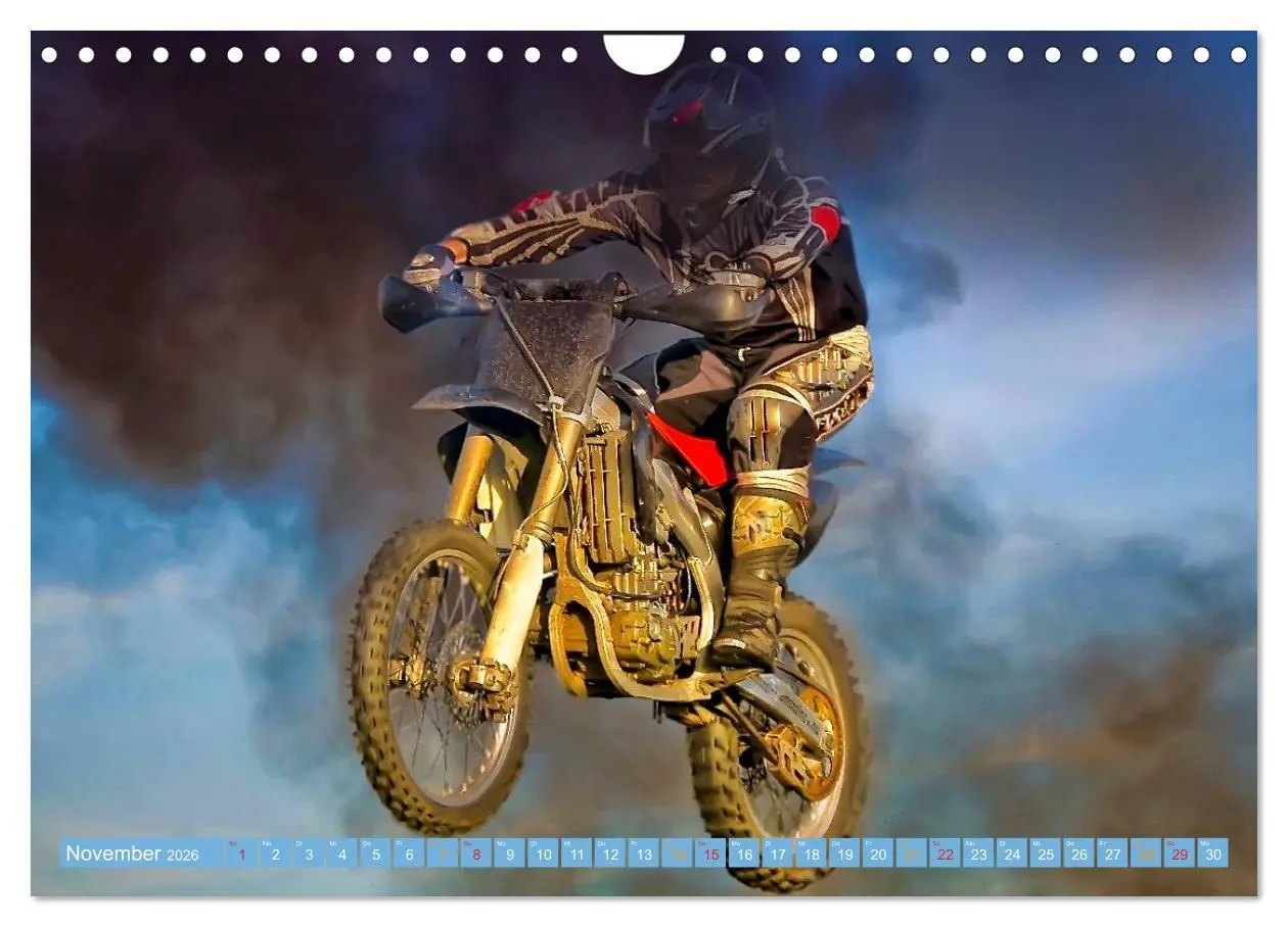 Bild: 9783516045321 | Motocross - mit vollem Risiko (Wandkalender 2026 DIN A4 quer),...