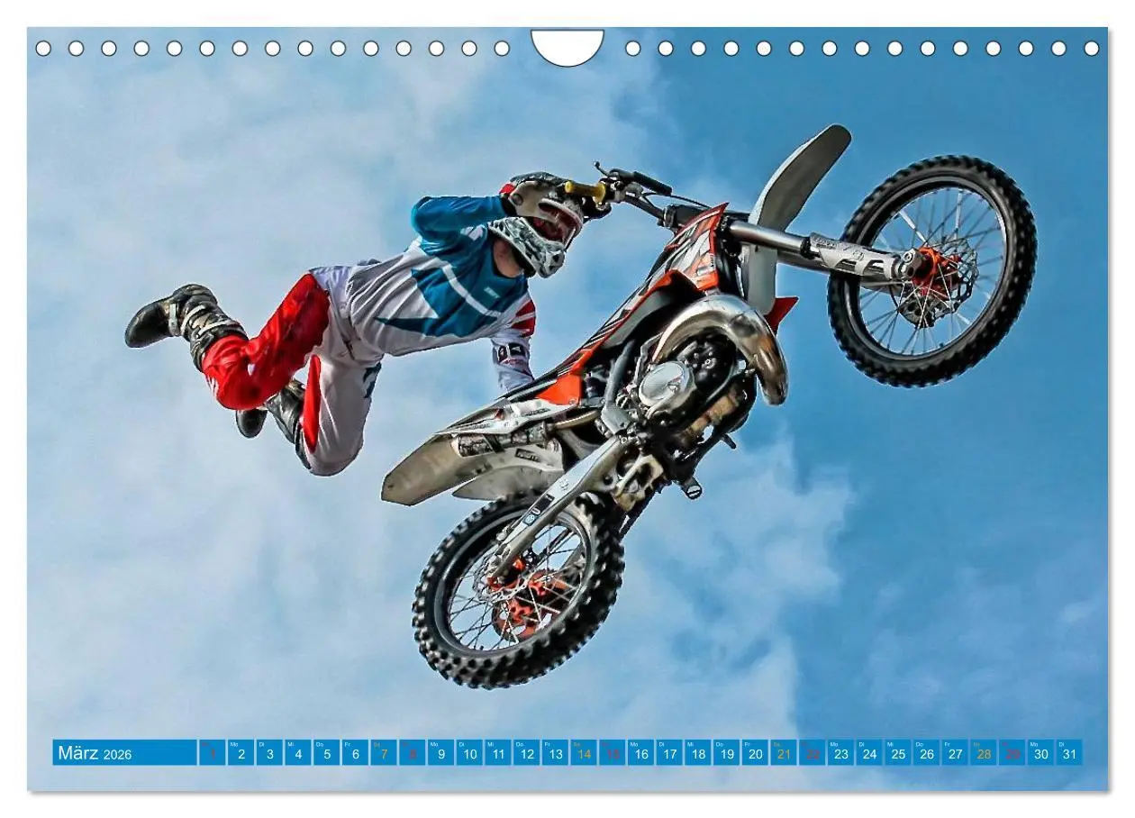 Bild: 9783516045321 | Motocross - mit vollem Risiko (Wandkalender 2026 DIN A4 quer),...