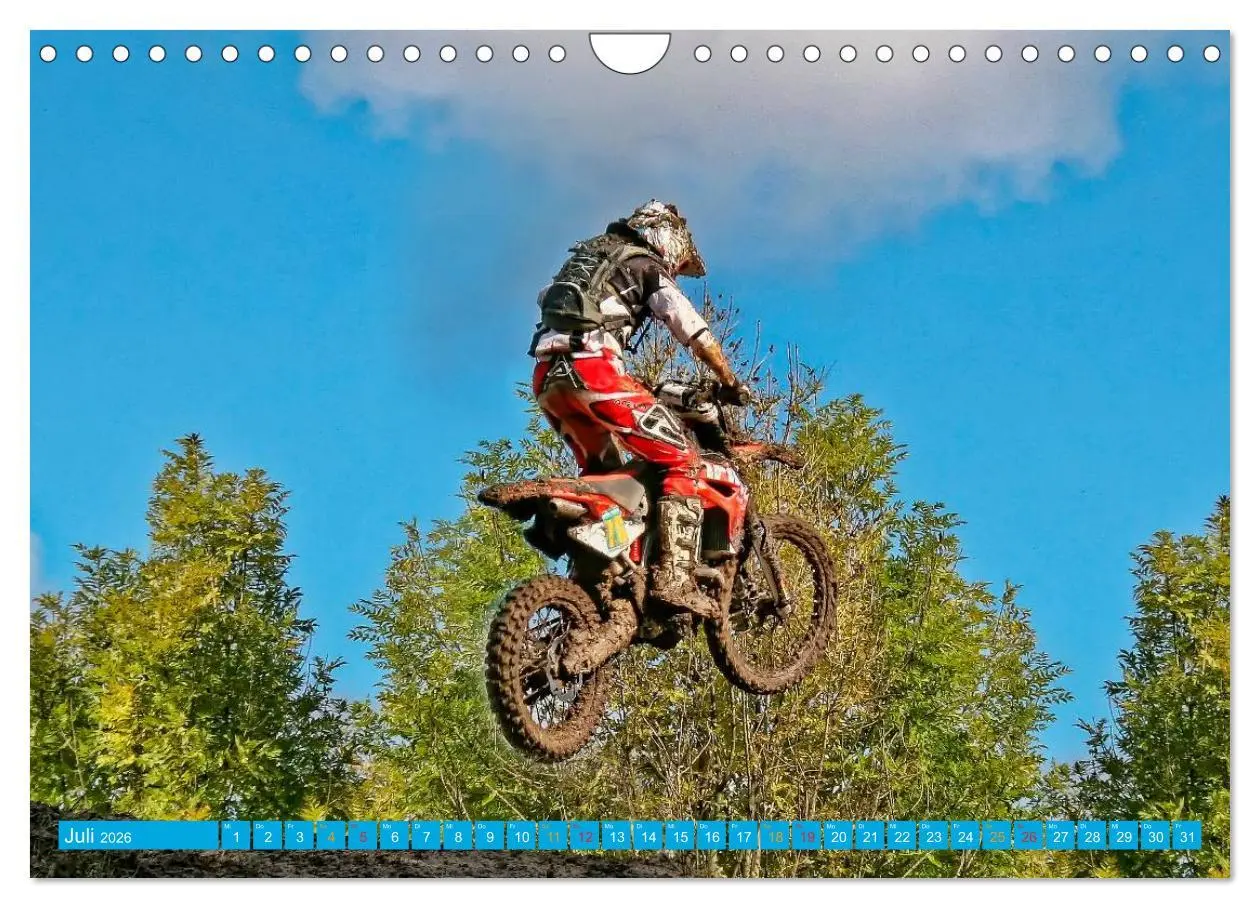 Bild: 9783516045321 | Motocross - mit vollem Risiko (Wandkalender 2026 DIN A4 quer),...
