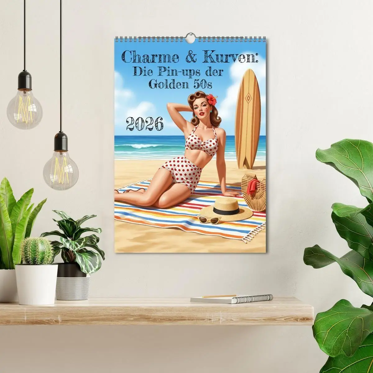 Bild: 9783516735321 | Charme &amp; Kurven: Die Pin-ups der Golden 50s (Wandkalender 2026 DIN...
