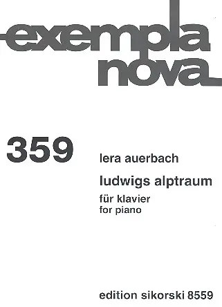 Cover: 9790003035321 | Ludwigs Alptraum | Lera Auerbach | Buch | 2007 | Sikorski Edition