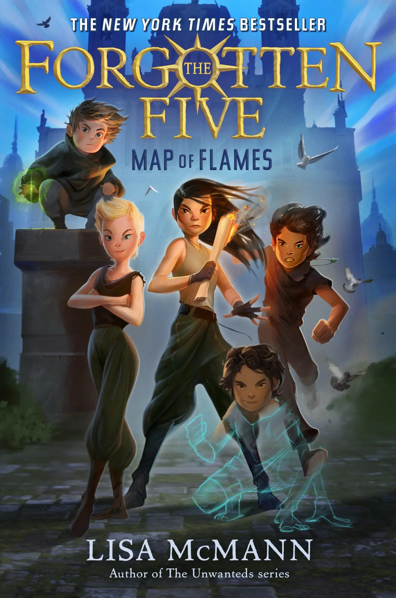 Cover: 9780593325421 | Map of Flames (the Forgotten Five, Book 1) | Lisa McMann | Taschenbuch