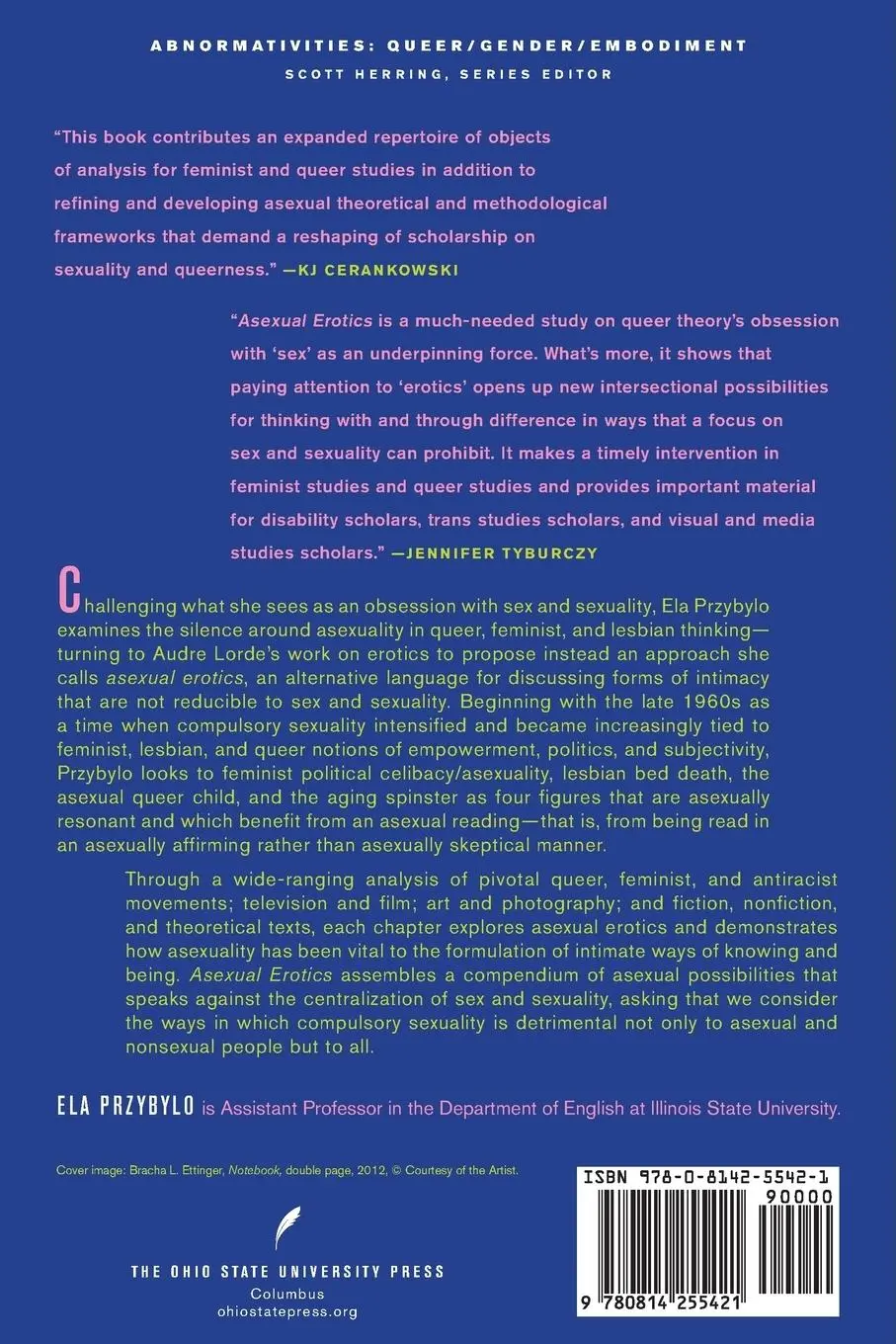 Rückseite: 9780814255421 | Asexual Erotics | Intimate Readings of Compulsory Sexuality | Przybylo