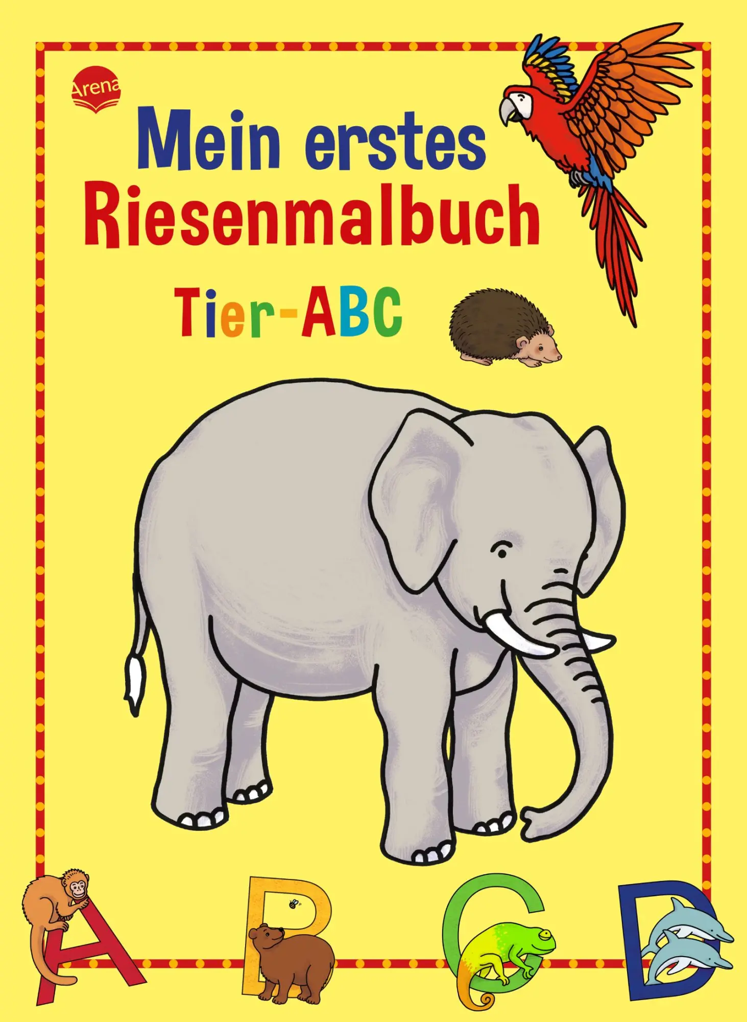 Cover: 9783401715421 | Tier-ABC | Mein erstes Riesenmalbuch | Birgitta Nicolas | Broschüre