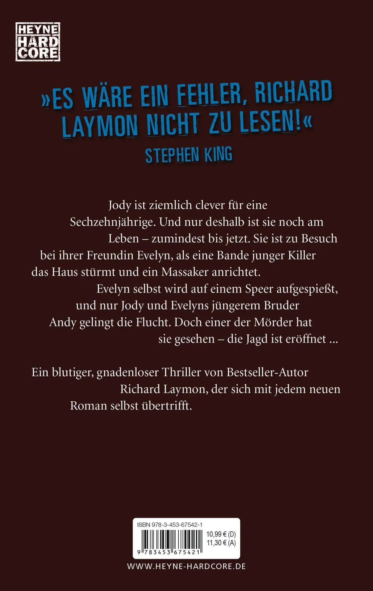 Bild: 9783453675421 | Die Jagd | Richard Laymon | Taschenbuch | 527 S. | Deutsch | 2009