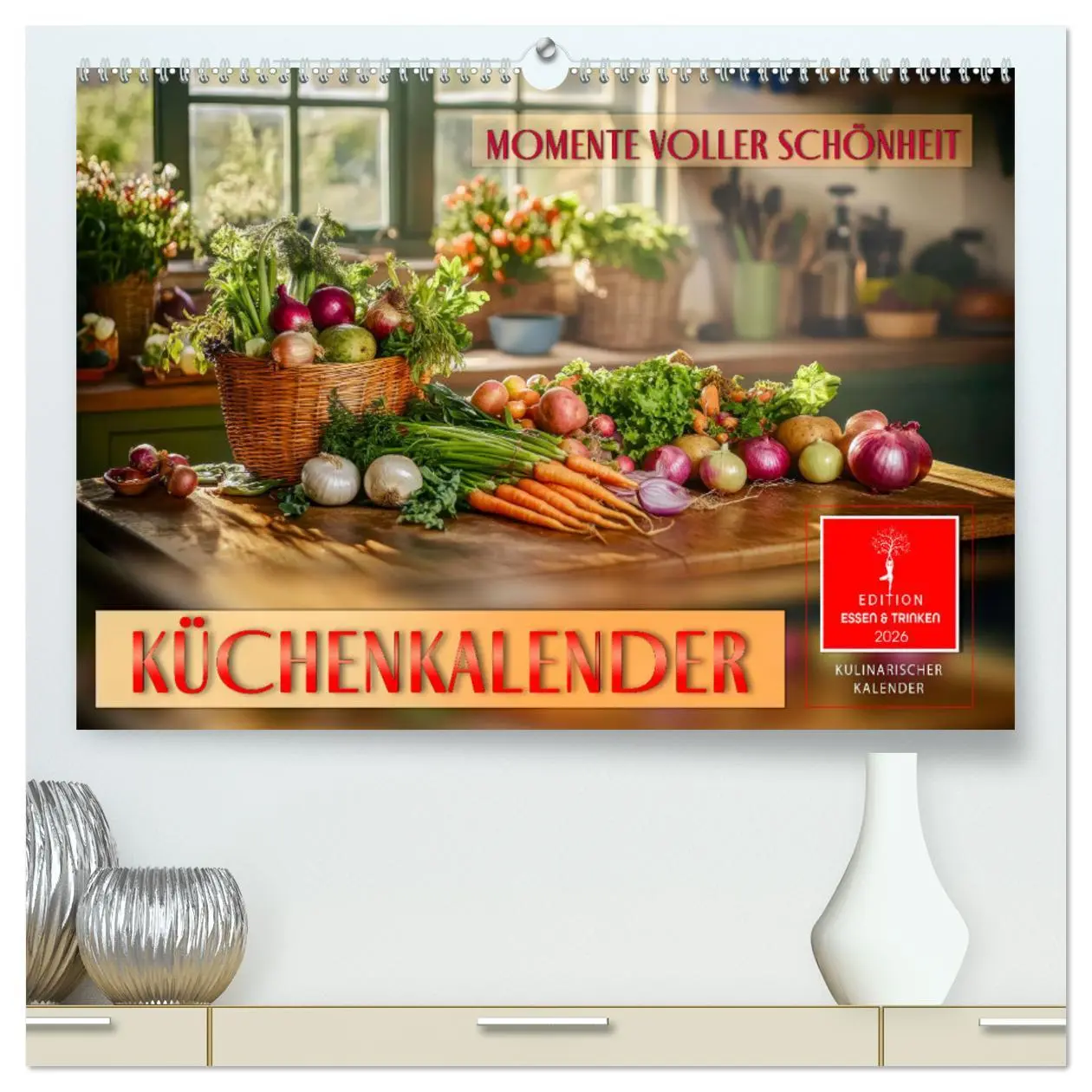 Cover: 9783457255421 | Küchenkalender - Momente voller Schönheit (hochwertiger Premium...