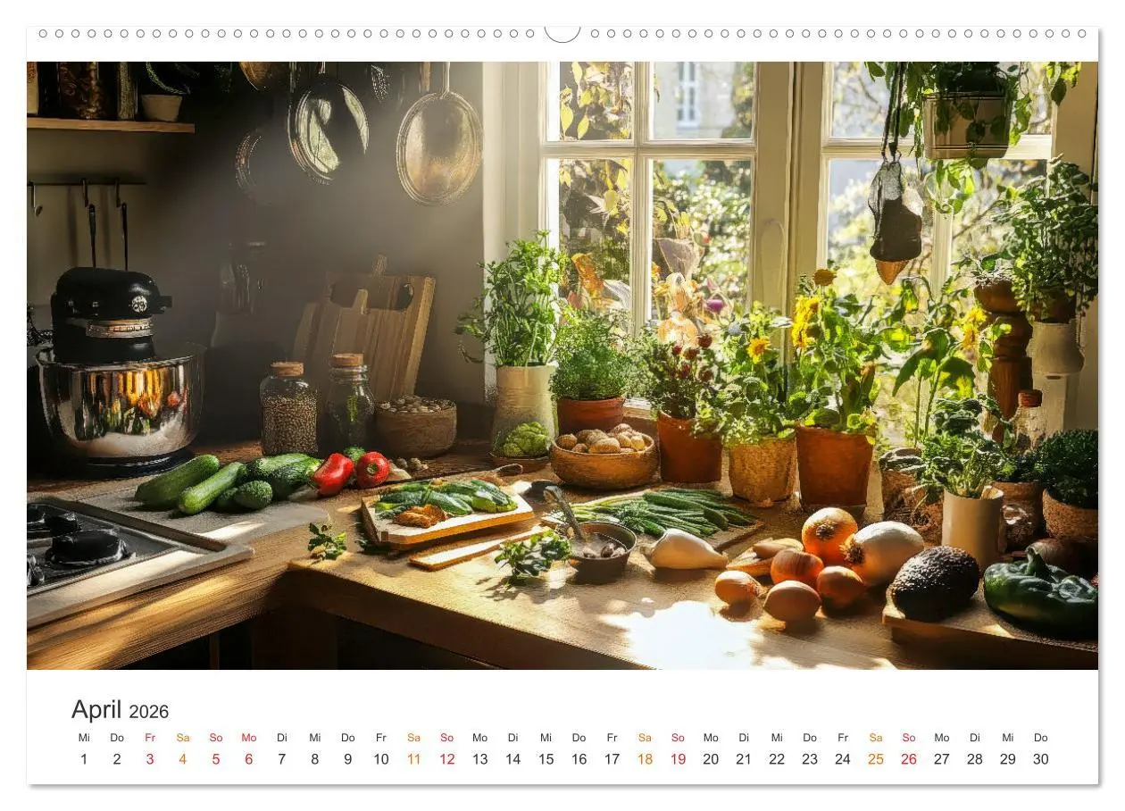 Bild: 9783457255421 | Küchenkalender - Momente voller Schönheit (hochwertiger Premium...