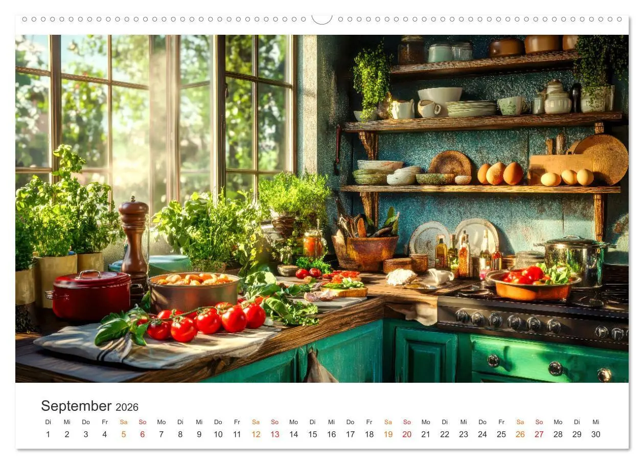Bild: 9783457255421 | Küchenkalender - Momente voller Schönheit (hochwertiger Premium...