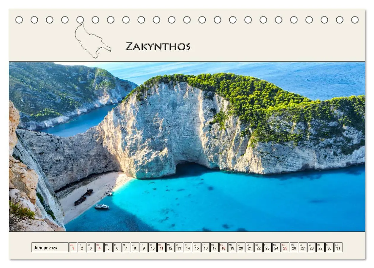 Bild: 9783457325421 | Reise durch die Griechische Inselwelt (Tischkalender 2026 DIN A5...