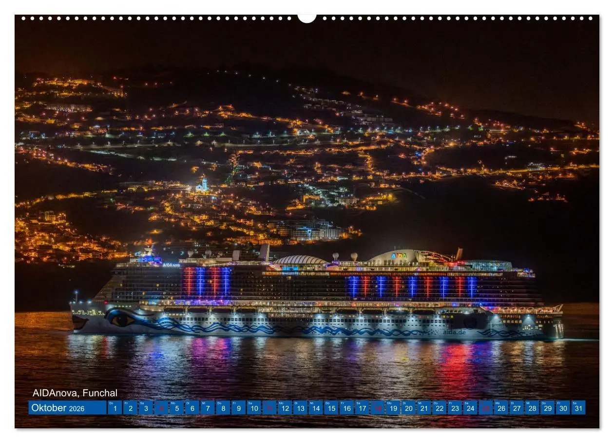 Bild: 9783457495421 | Kreuzfahrtschiffe unterwegs (Wandkalender 2026 DIN A2 quer),...