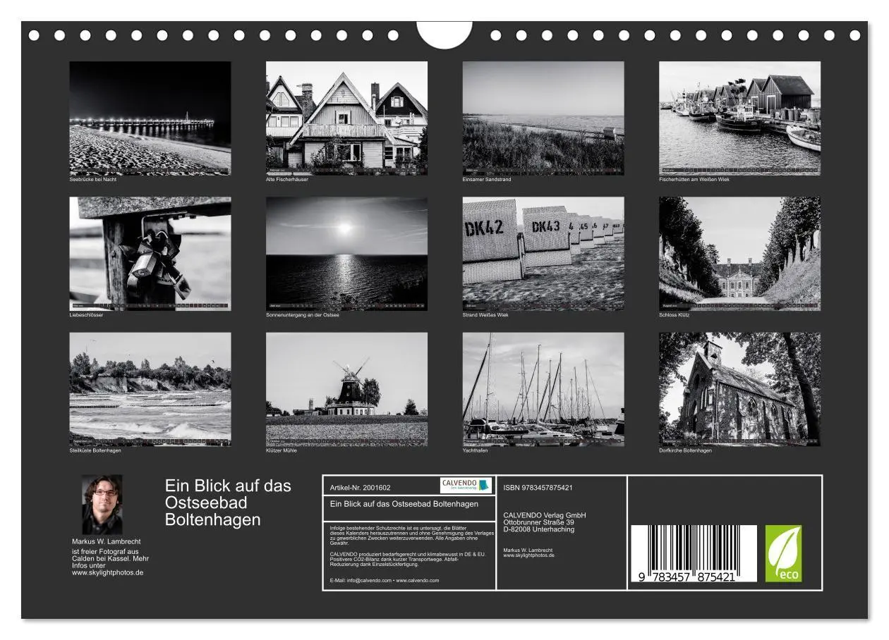 Bild: 9783457875421 | Ein Blick auf das Ostseebad Boltenhagen (Wandkalender 2026 DIN A4...